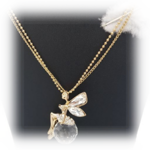 Collier Ange Uriel Doré