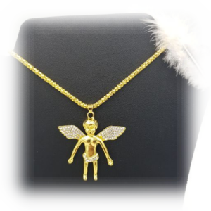 Collier Ange Azazel Doré